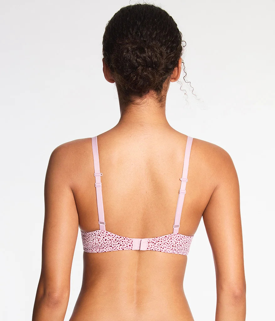 Future Foundation T-Shirt Bra: Dusk Pink Dots