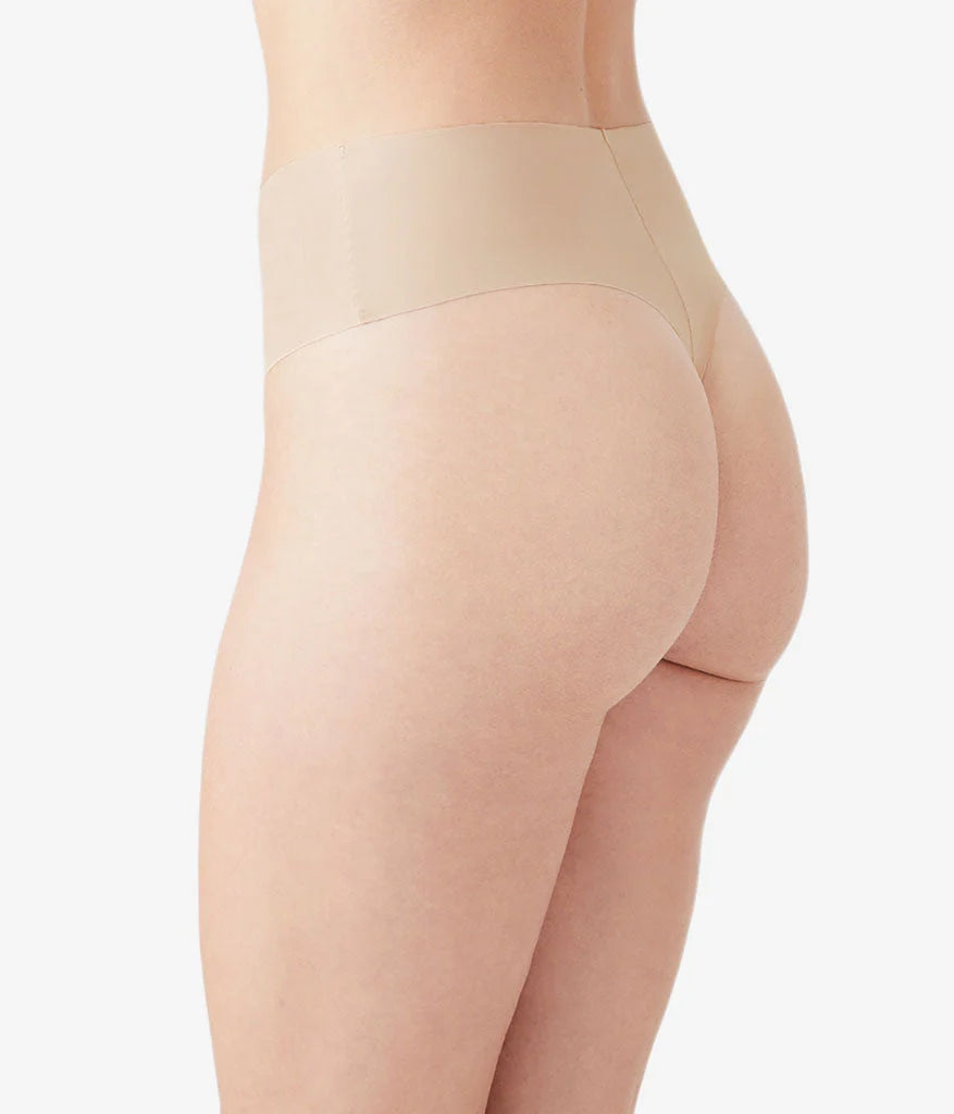 b.bare Hi-Waist Thong: Au Natural