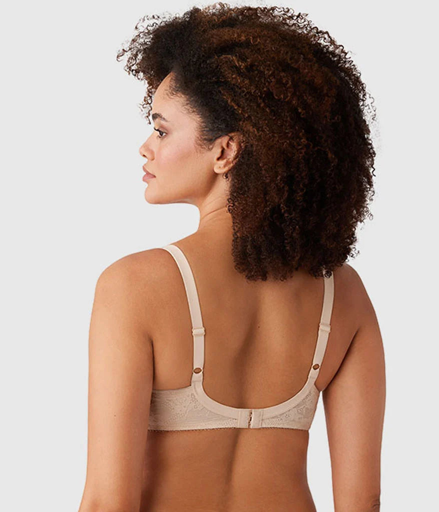 Lace Finesse T-Shirt Bra: Sand