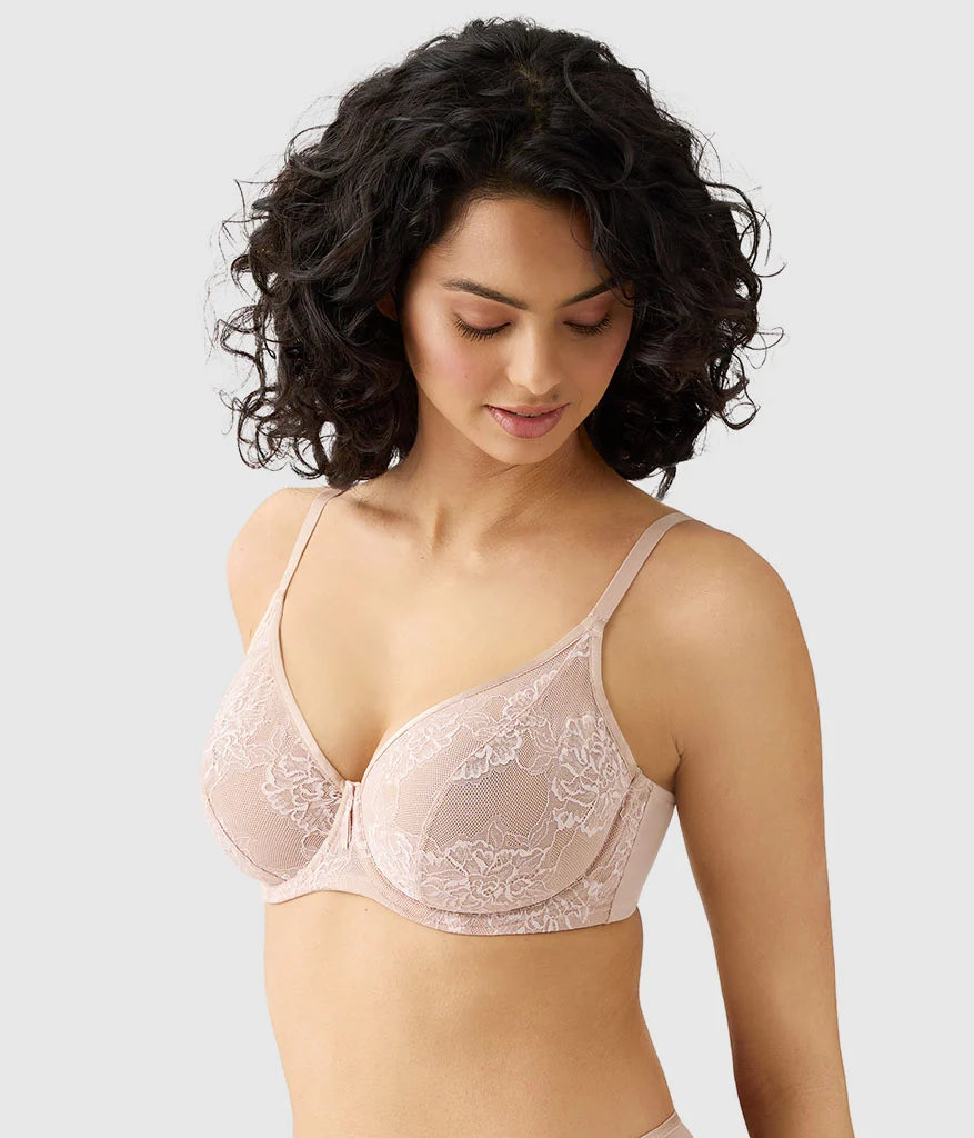 Full Bloom Underwire Bra: Rose Dust