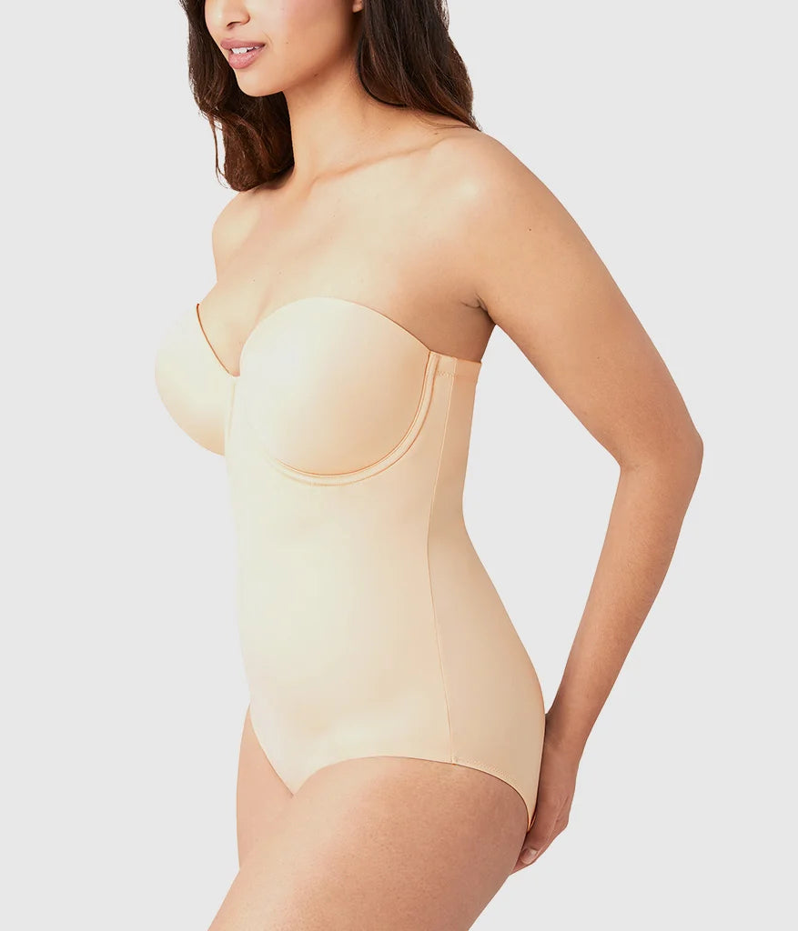 Red Carpet™ Strapless Shaping Body Briefer: Sand